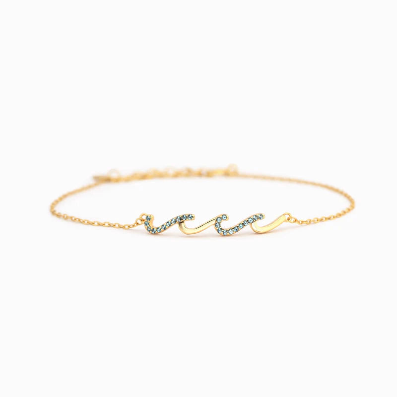To My Daughter – Always Together Wave Bracelet