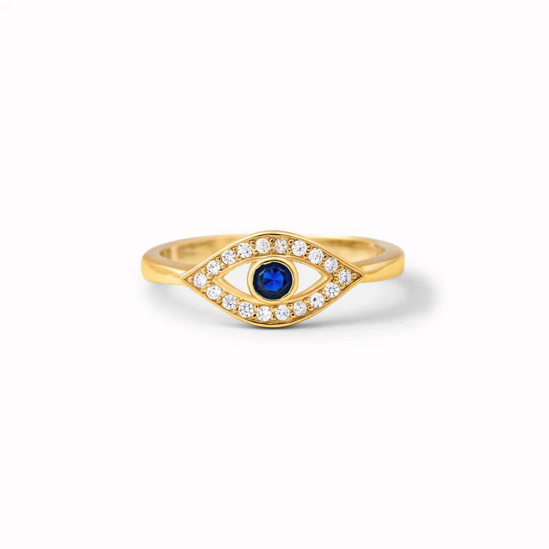 To My Daughter – Positive Energy Evil Eye Ring | Adjustable