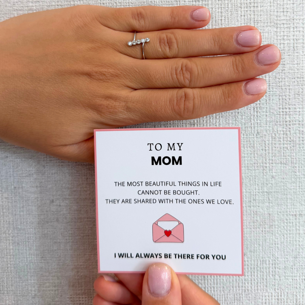 To My Mom – Eternal Bond Ring | Adjustable