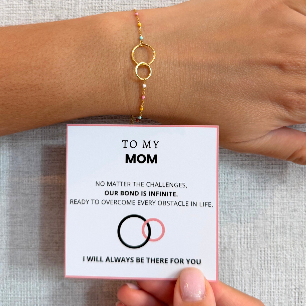 To My Mom – Infinity Link Bracelet