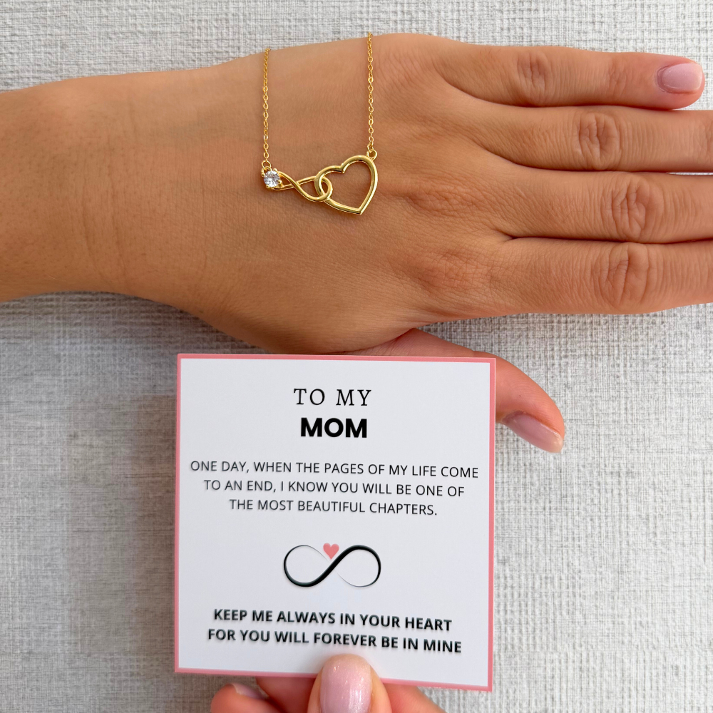 To My Mom – Infinity Heart Necklace
