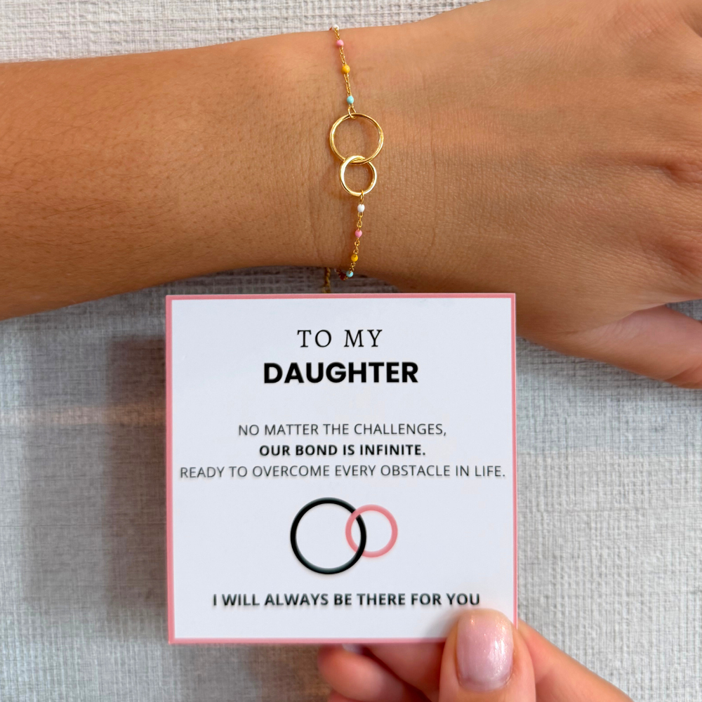 To My Daughter – Infinity Link Bracelet