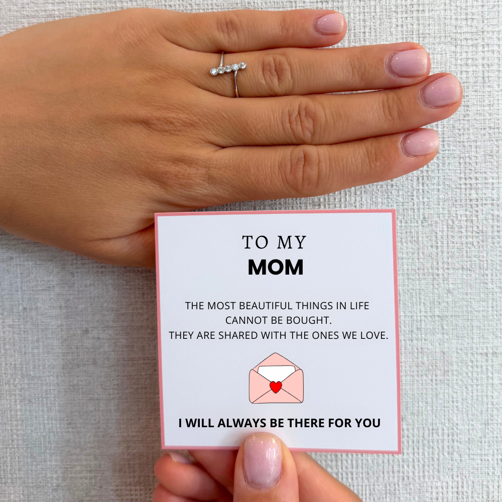 To My Mom – Eternal Bond Ring | Adjustable