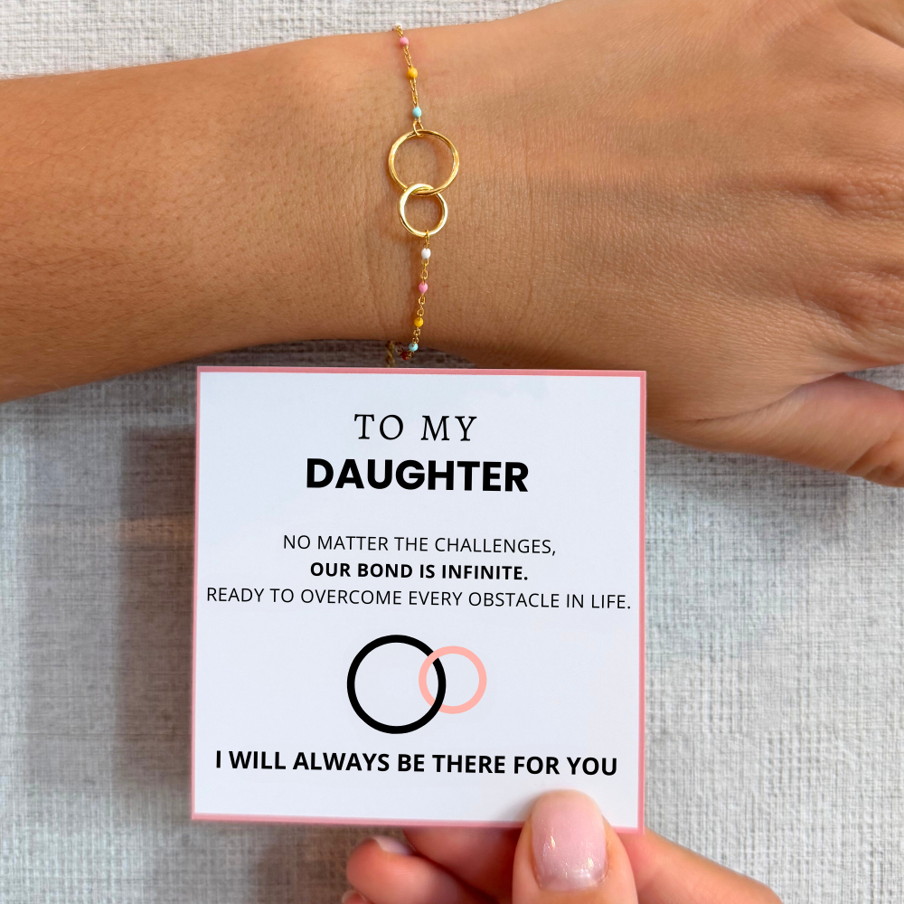To My Daughter – Infinity Link Bracelet