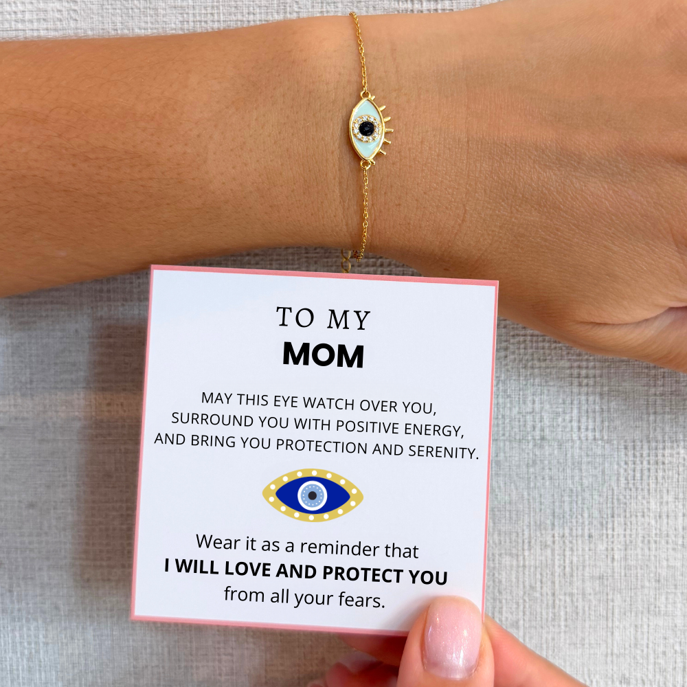To My Mom – Positive Energy Evil Eye Bracelet