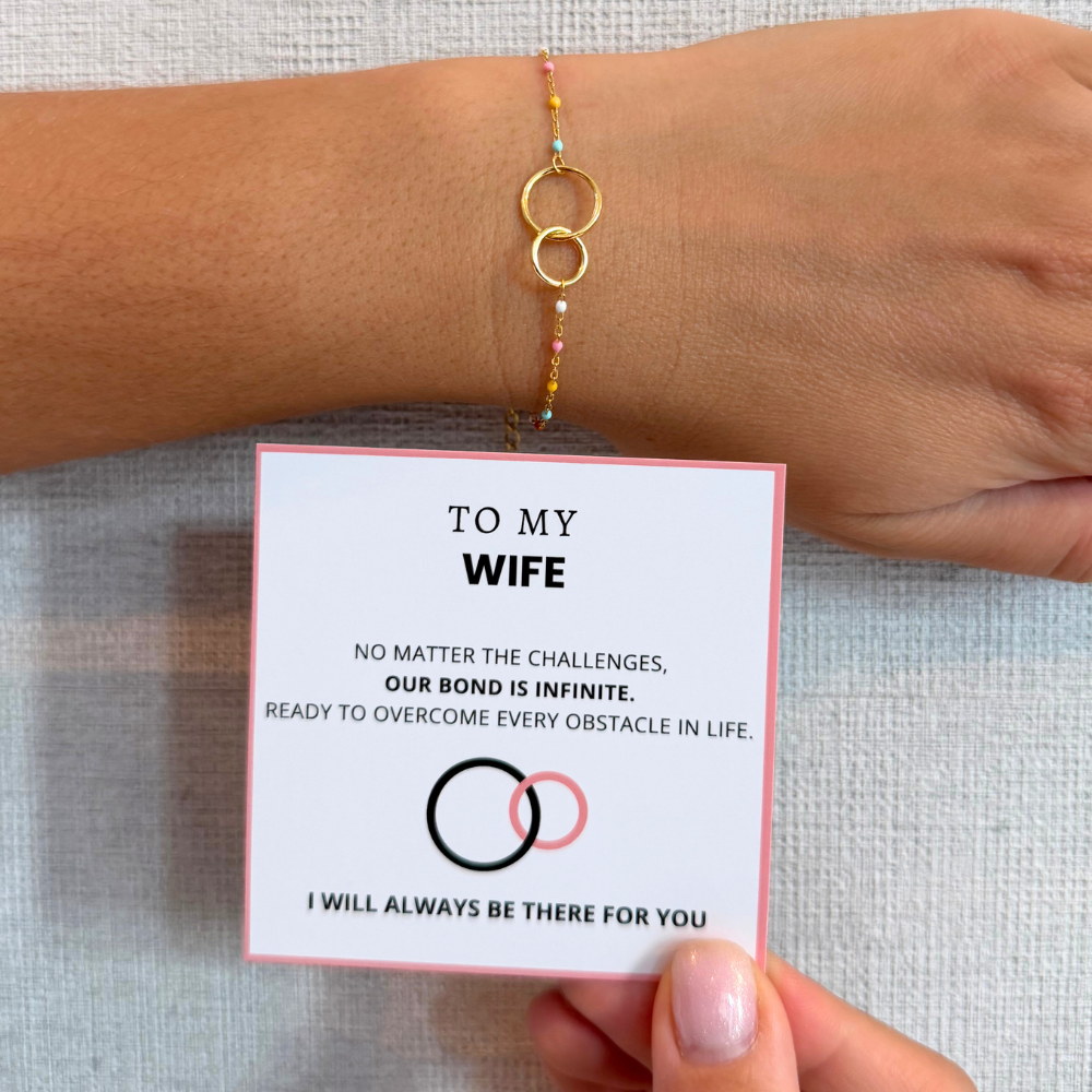 To My Wife – Infinity Link Bracelet