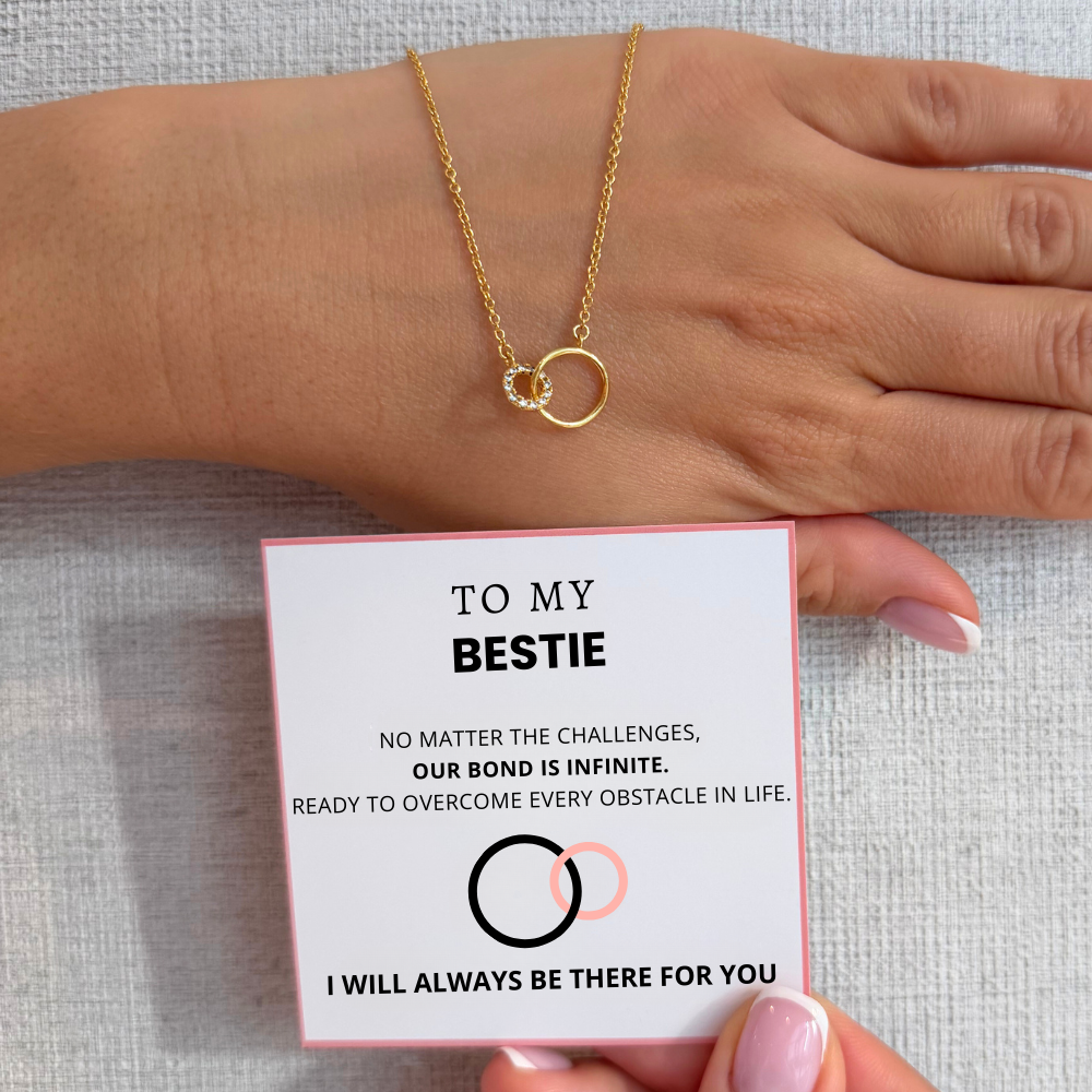 To My Bestie – Infinity Link Necklace