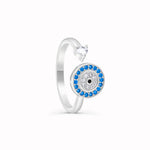 To My Daughter – Evil Eye Ring | Adjustable