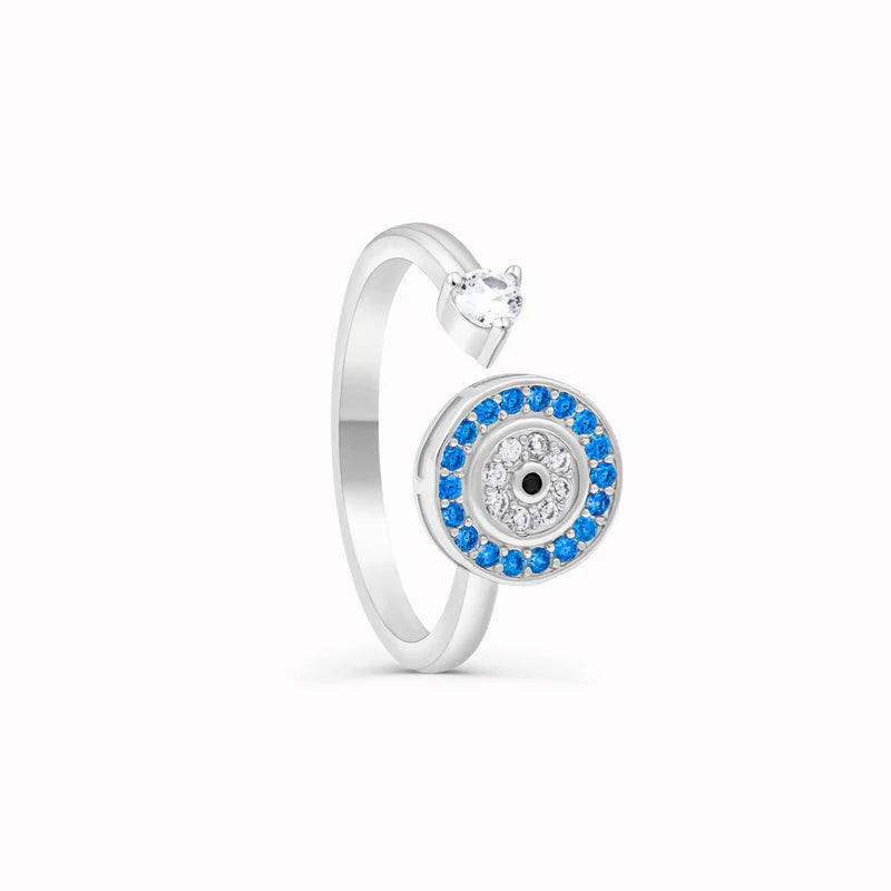 To My Daughter – Evil Eye Ring | Adjustable