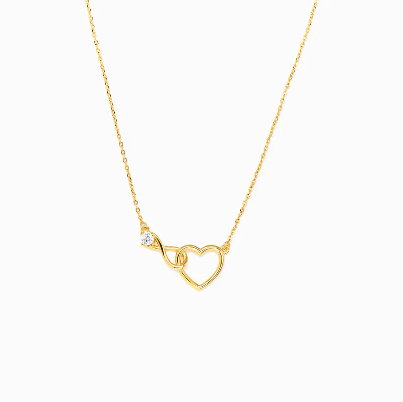 To My Bestie – Infinity Heart Necklace