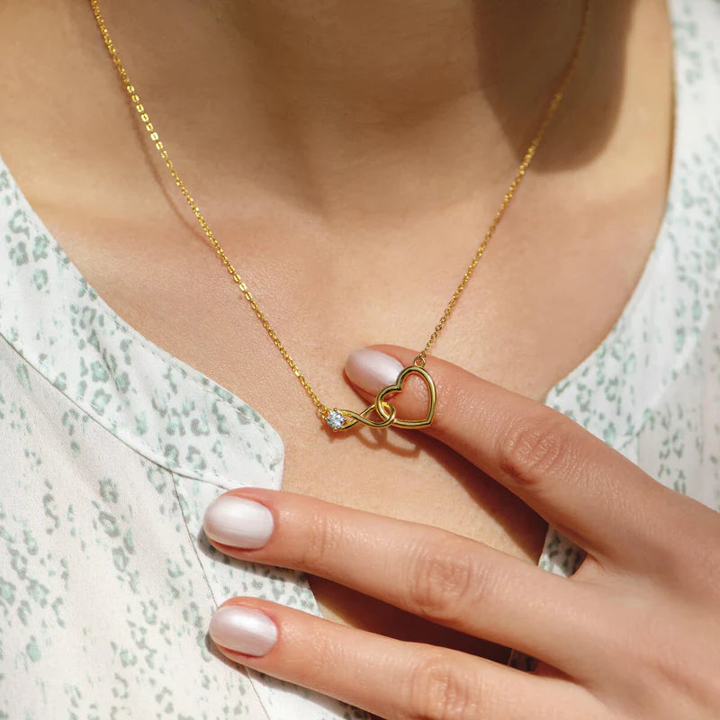 To My Bestie – Infinity Heart Necklace